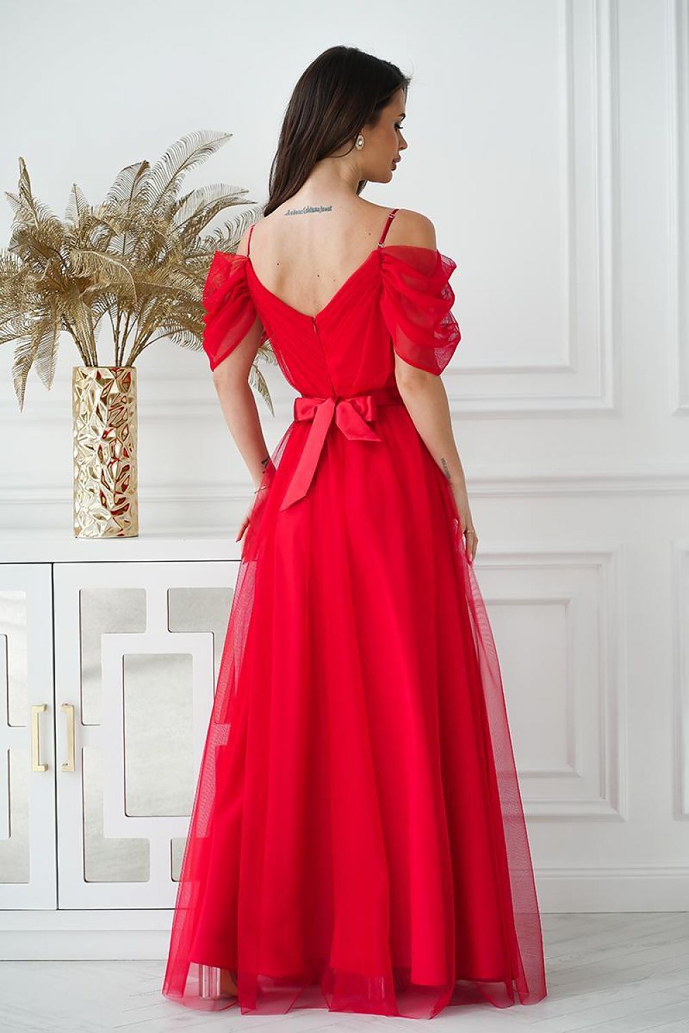 Robe longue model 196096 Bicotone