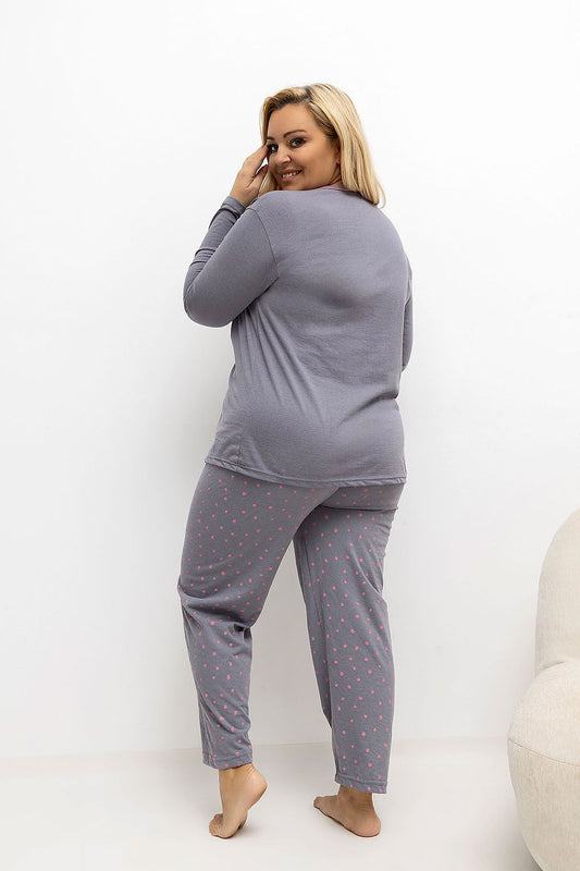 Pyjama Taille Plus model 221198 Forever Pink