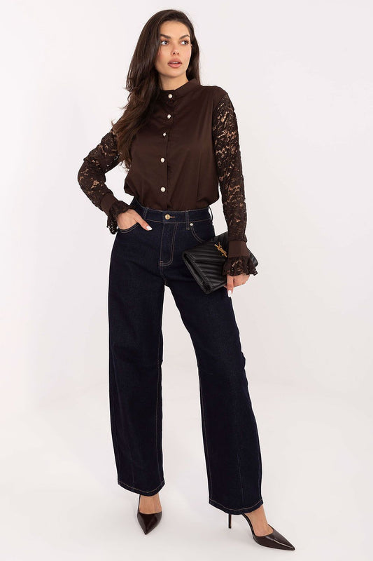 Chemise manche longue model 221577 Italy Moda