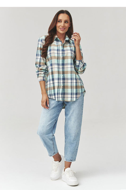 Chemise manche longue model 223228 Makadamia - Nainette.fr