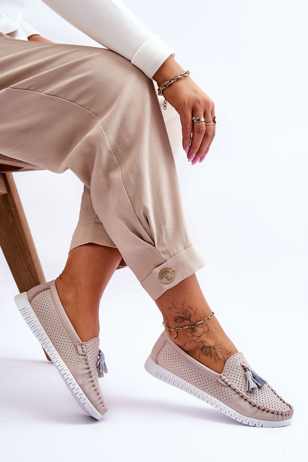 Moccasins model 180118 Step in style