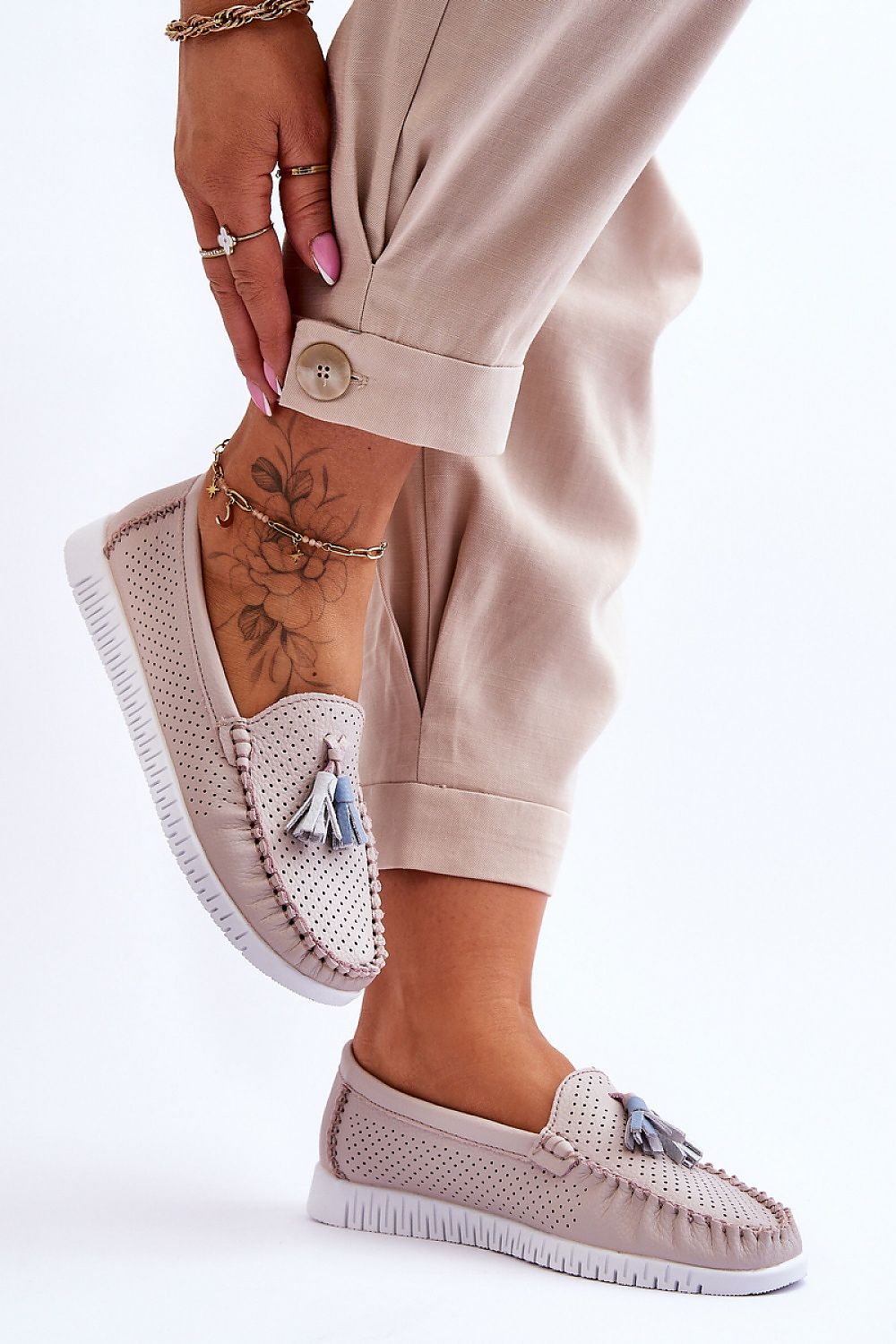 Moccasins model 180118 Step in style