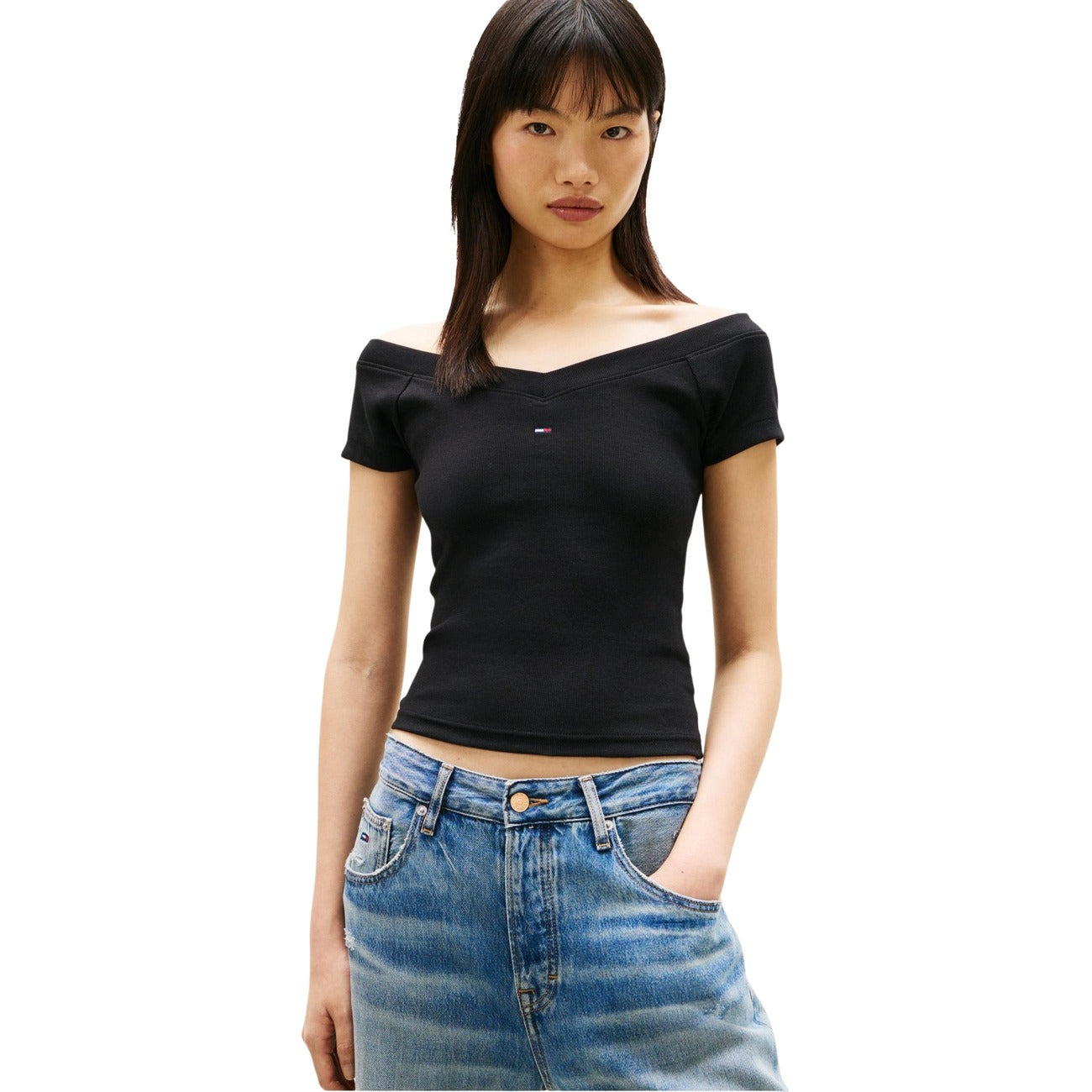 Tommy Hilfiger Jeans Femme Tops nainette.fr