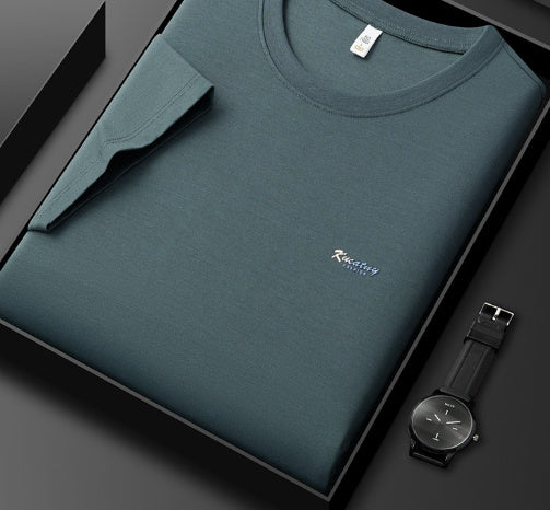 T-shirt à col rond en coton ICE antibactérien homme