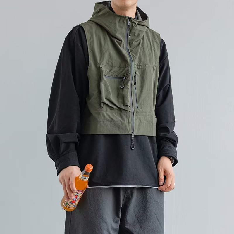 surveste fine sans manches pour homme