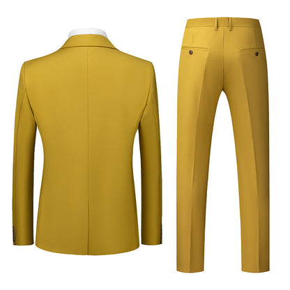 Costume deux pièces à deux boutons