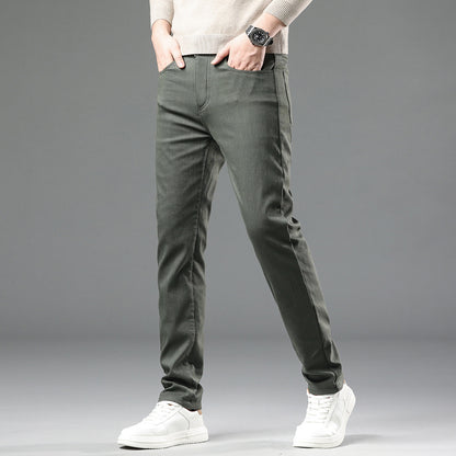 Pantalon homme décontracté léger et luxueux, extensible et infroissable, facile à assortir