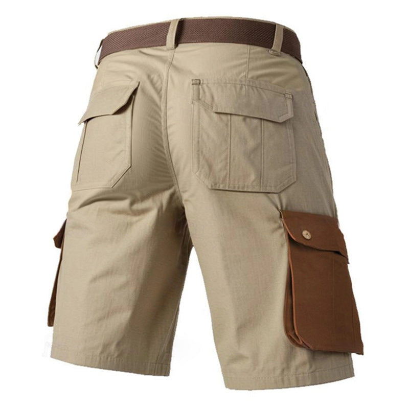 Short droit en lin vintage pour homme