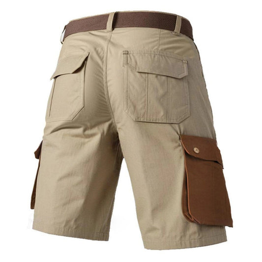 Short droit en lin vintage pour homme