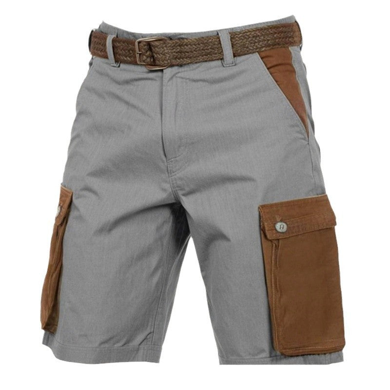Short droit en lin vintage pour homme