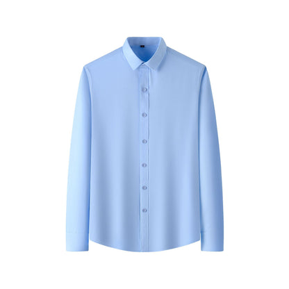 Chemise à manches longues pour homme entièrement élastique