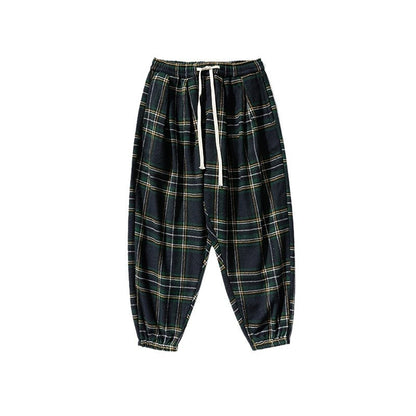 Pantalon à carreaux Harlan en laine homme