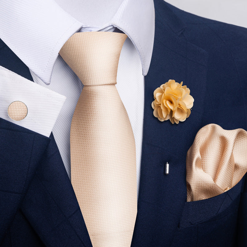 Ensemble cravate et pochette pour homme