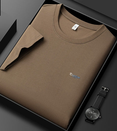 T-shirt à col rond en coton ICE antibactérien homme