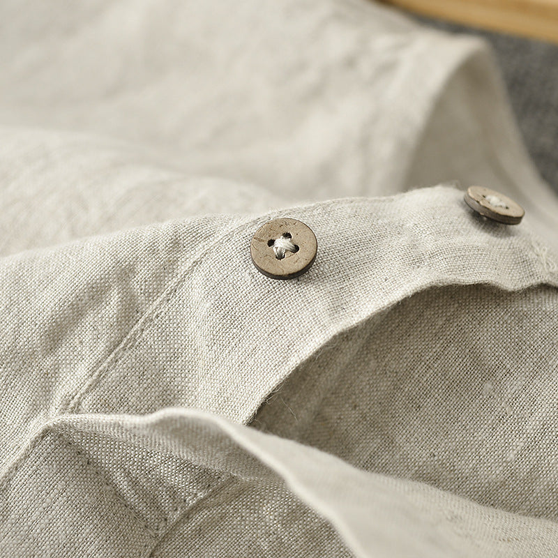 T-shirt en lin décontracté pour homme