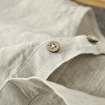 T-shirt en lin décontracté pour homme