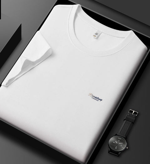 T-shirt à col rond en coton ICE antibactérien homme