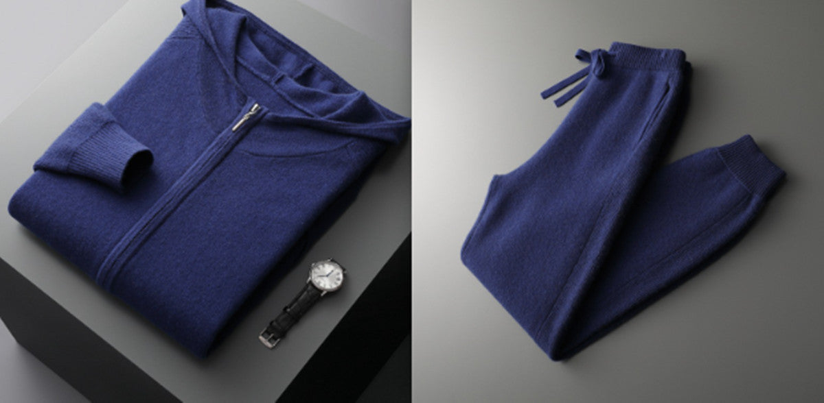 Costume en cachemire épais, décontracté et sportif homme