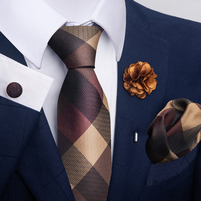 Ensemble cravate et pochette pour homme