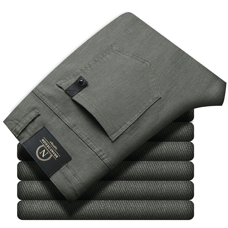 Pantalon homme décontracté léger et luxueux, extensible et infroissable, facile à assortir