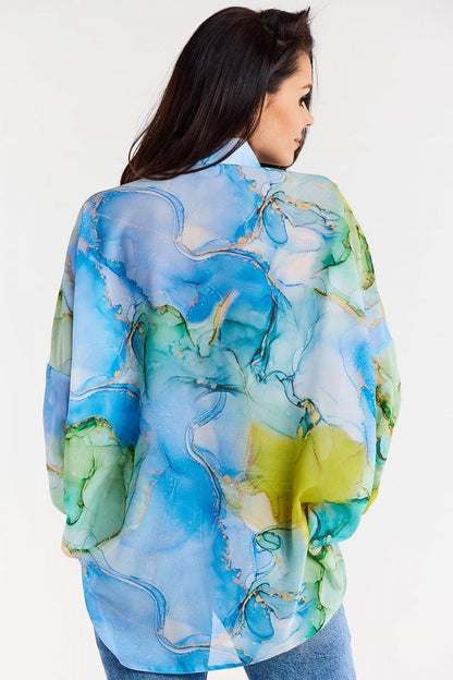  Chemise manche longue model 196618 awama 