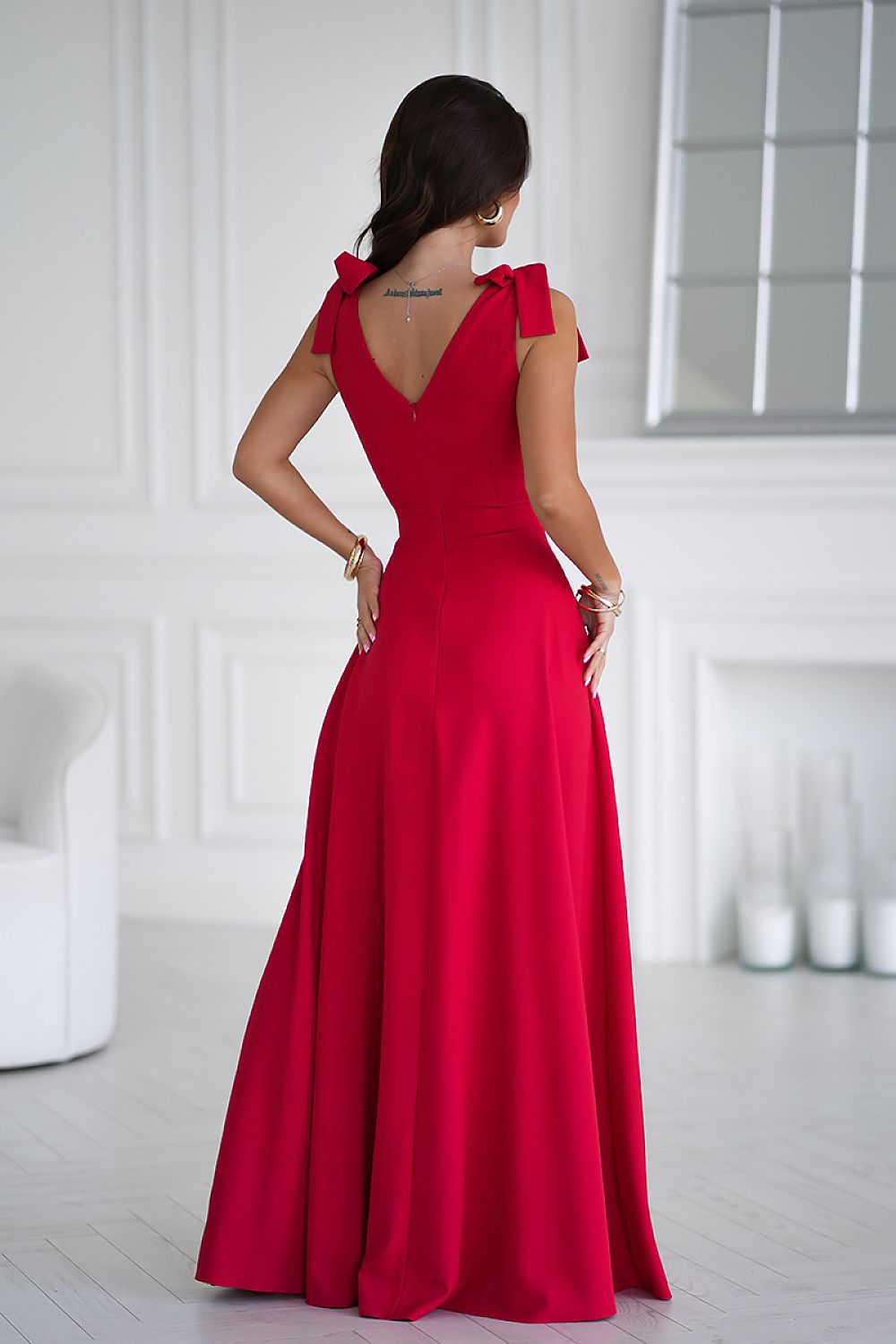  Robe longue model 202371 Bicotone 