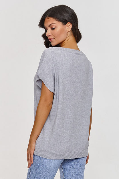 Gilet model 209733 Makadamia - Nainette.fr