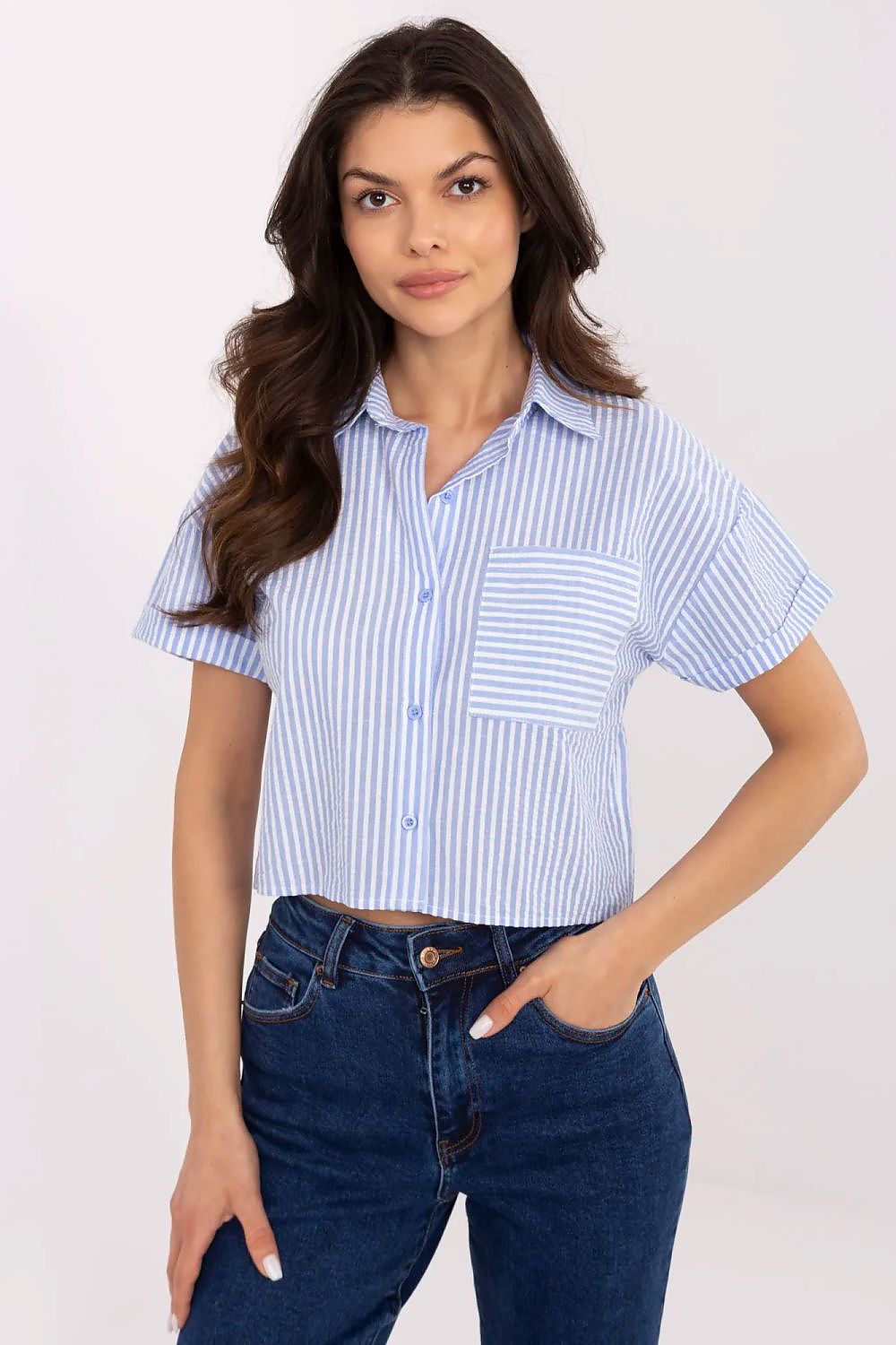 Chemise manche courte model 212734 NM - Nainette.fr