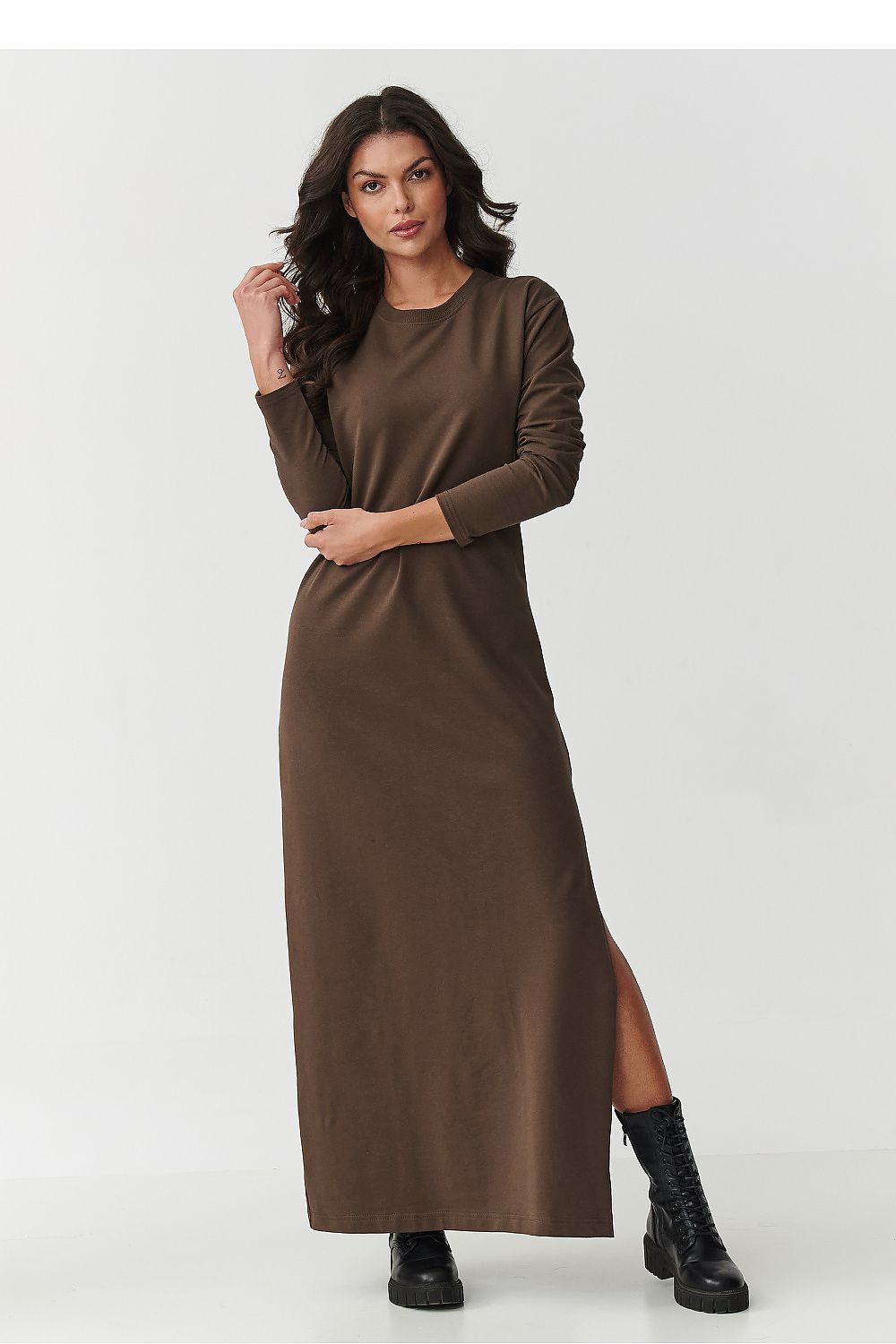  Robe de jour model 217148 Makadamia 