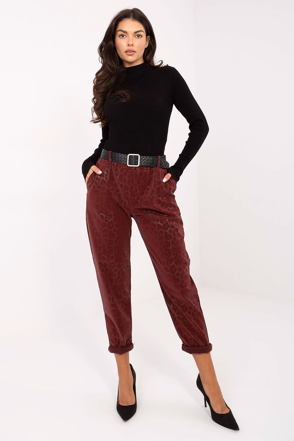  Pantalon femme model 218447 Italy Moda 