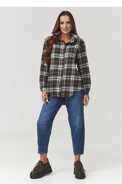  Chemise manche longue model 219731 Makadamia 