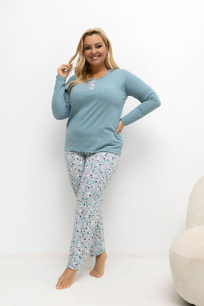 Pyjama Taille Plus model 221183 Forever Pink 