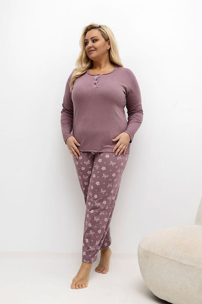  Pyjama Taille Plus model 221185 Forever Pink 