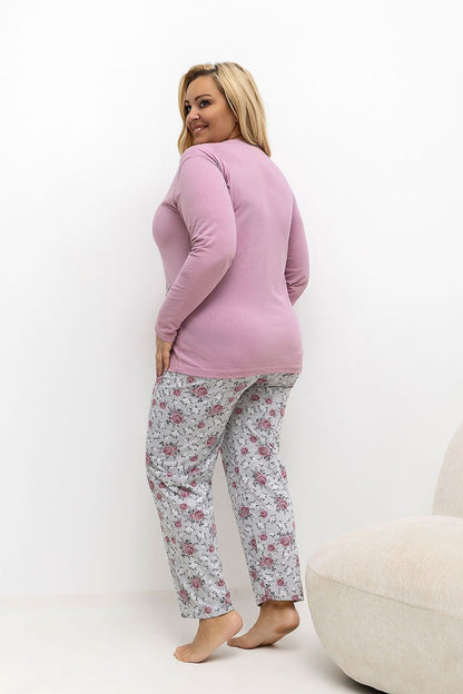 Pyjama Taille Plus model 221188 Forever Pink 