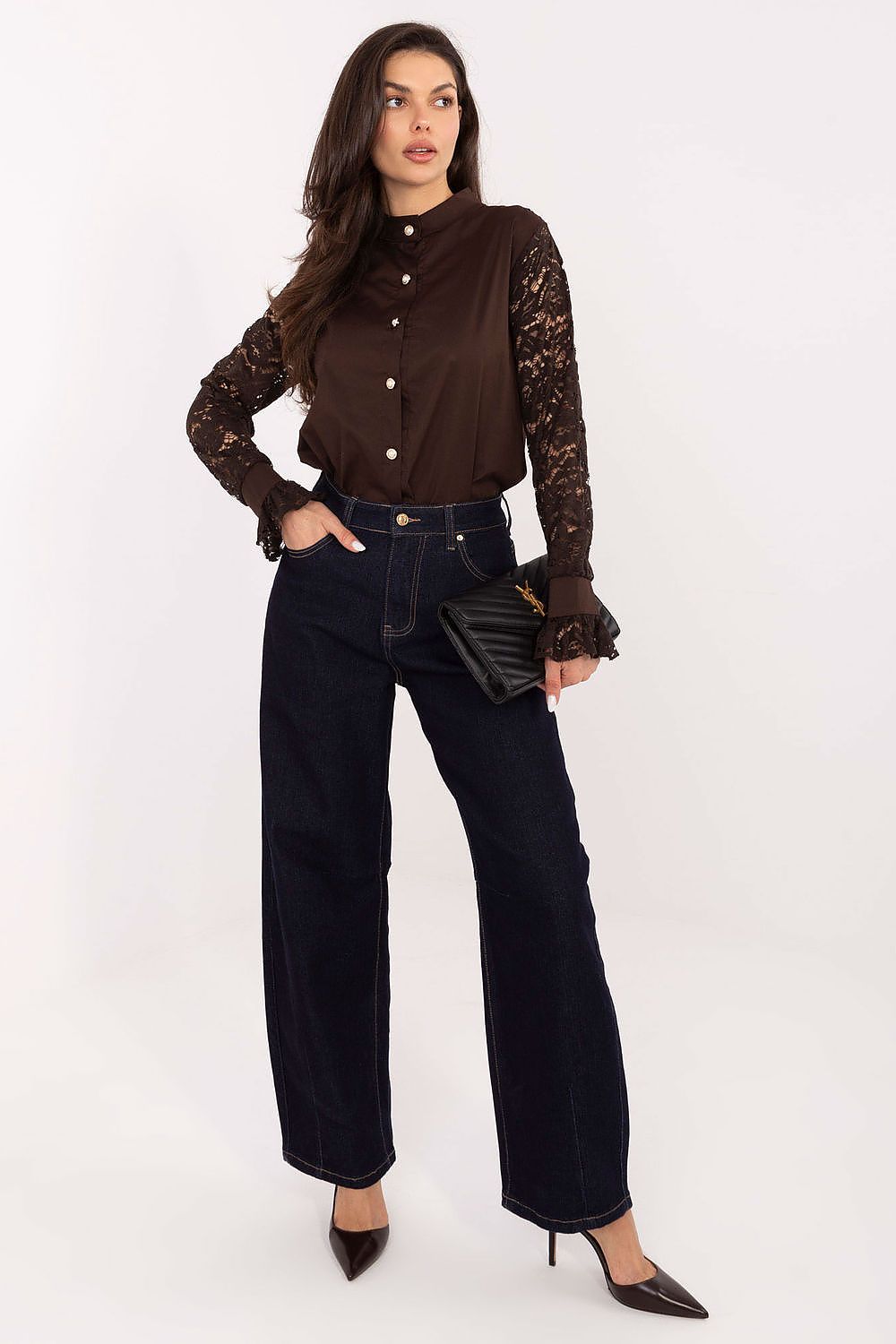  Chemise manche longue model 221577 Italy Moda 