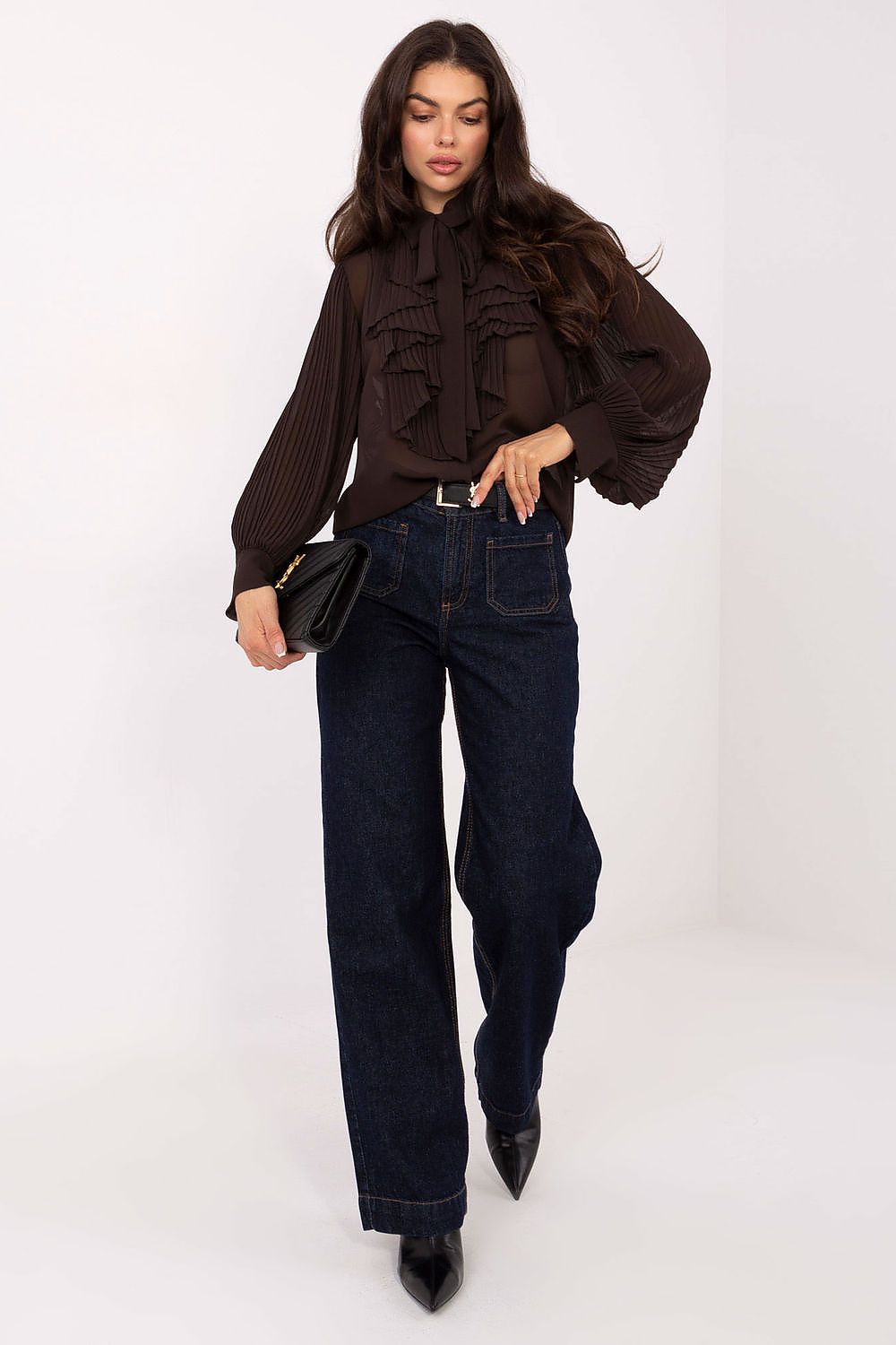  Chemise manche longue model 221589 Italy Moda 