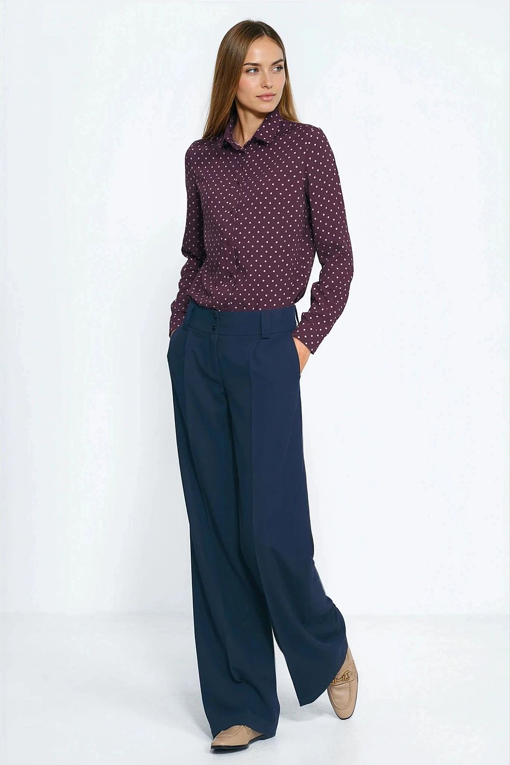 Chemise manche longue model 221728 Nife - Nainette.fr