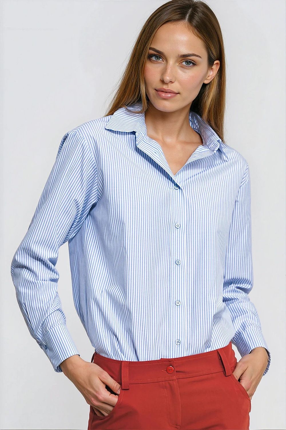 Chemise manche longue model 221731 Nife - Nainette.fr
