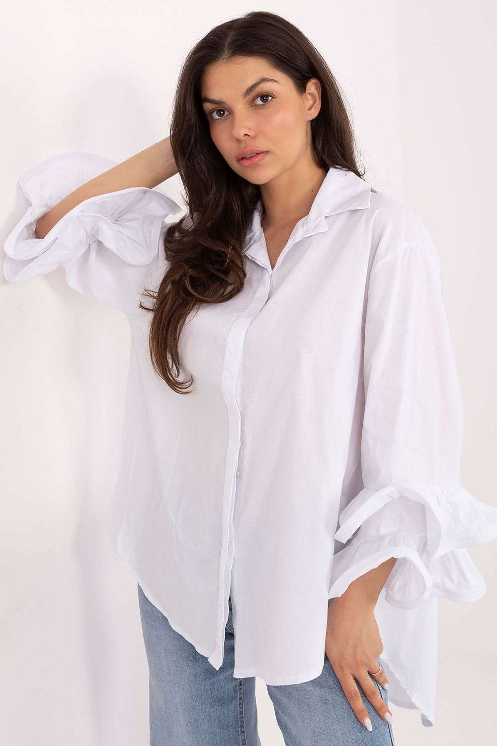  Chemise manche longue model 222315 Italy Moda 