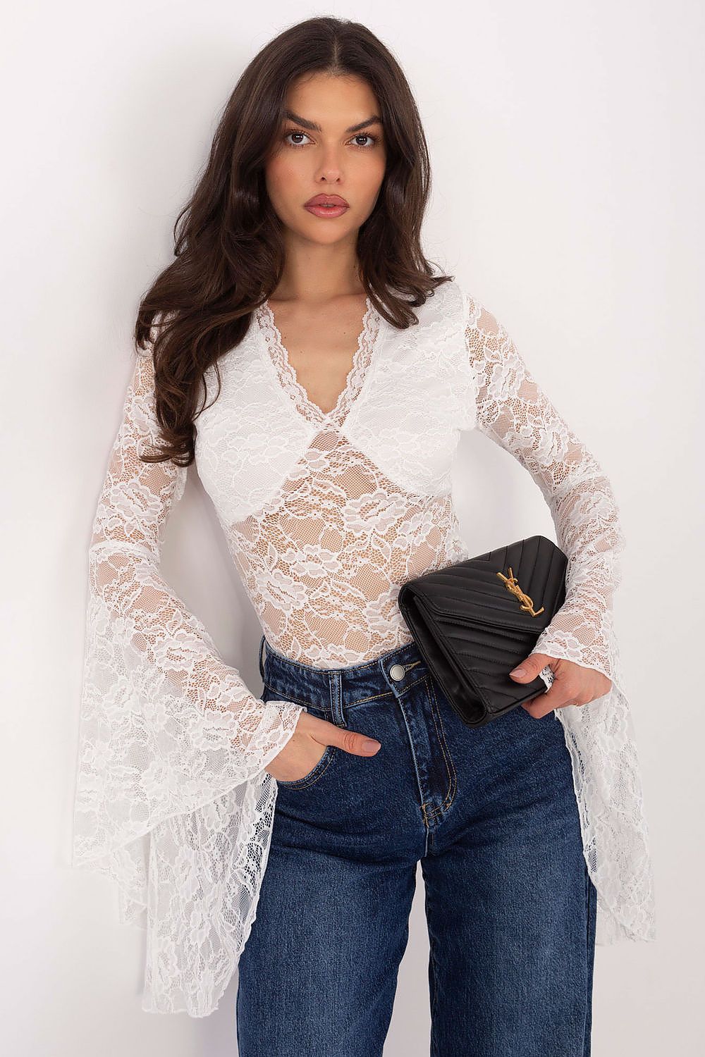  Blouse en dentelle model 222810 Factory Price 