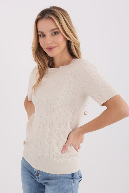 Pull à manches courtes model 222830 Factory Price - Nainette.fr