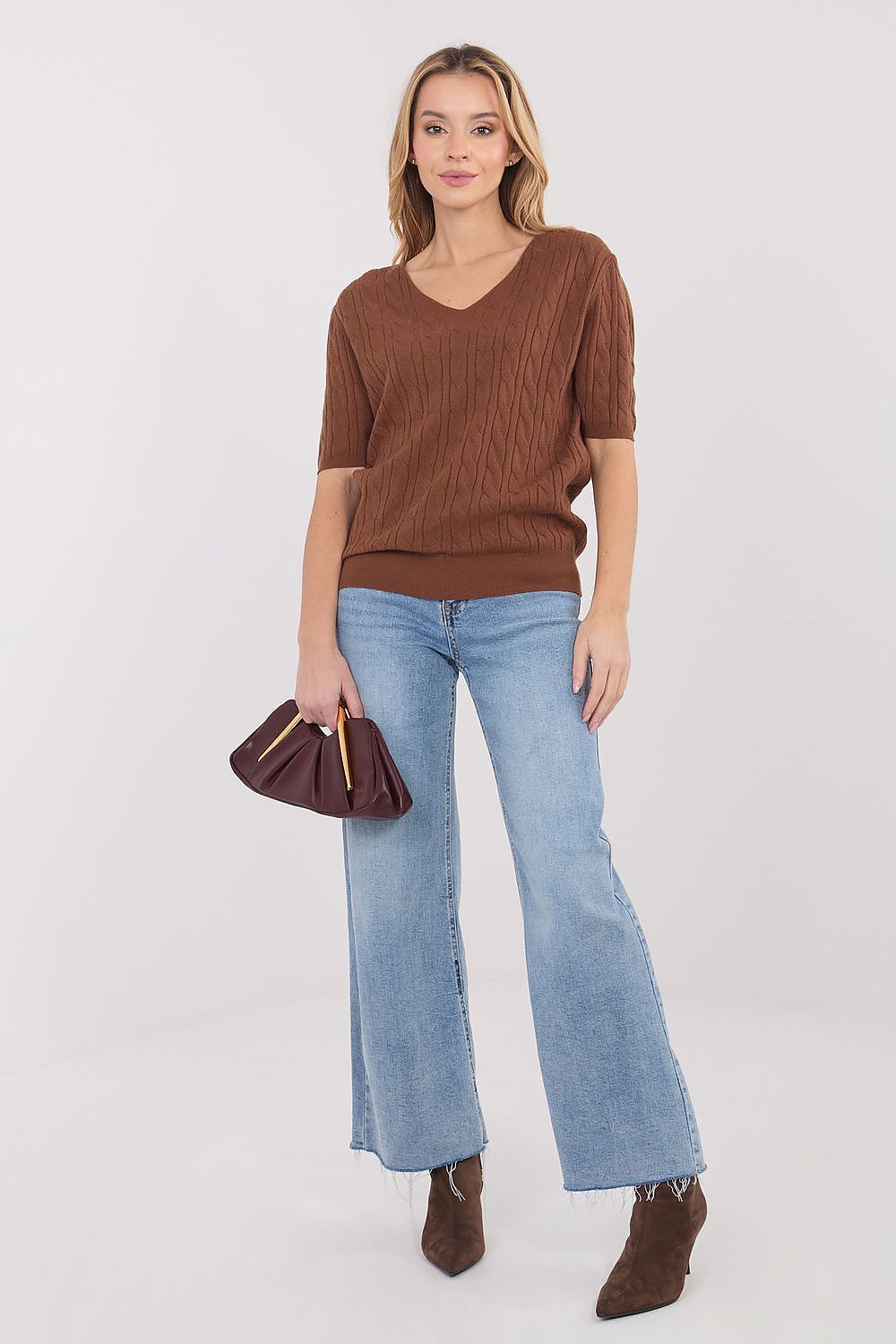  Pull à manches courtes model 222835 Factory Price 