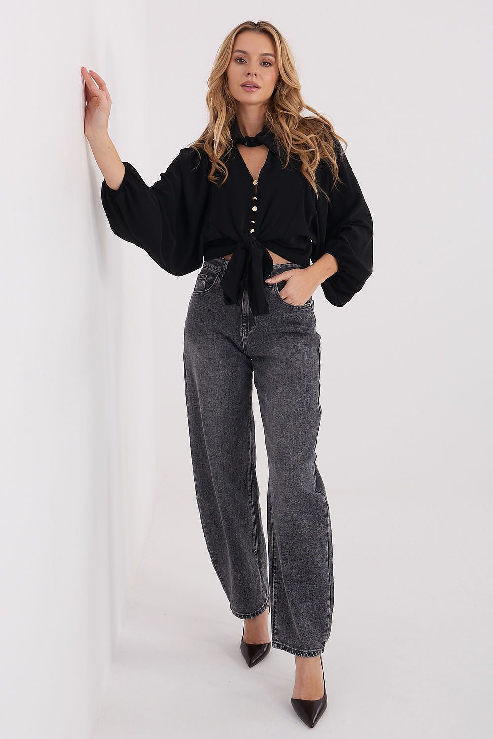 Chemise manche longue model 223170 Italy Moda - Nainette.fr