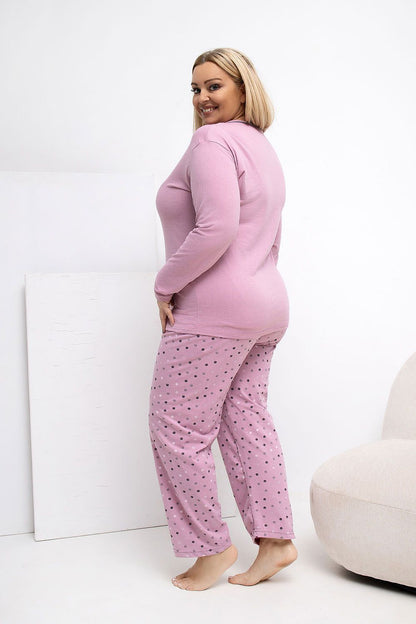 Pyjama Taille Plus model 223304 Forever Pink - Nainette.fr