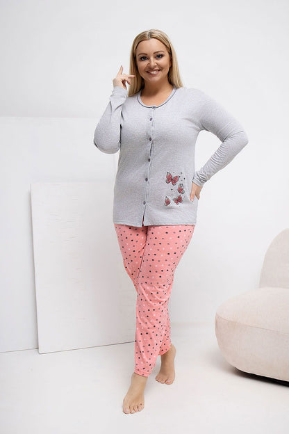 Pyjama Taille Plus model 223305 Forever Pink - Nainette.fr