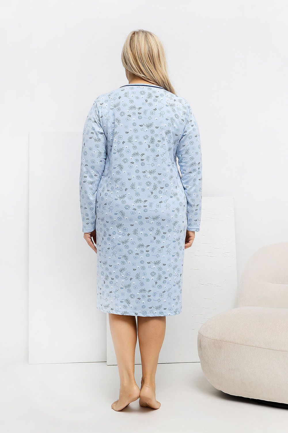 Chemise de nuit Plus Size model 223308 Forever Pink - Nainette.fr