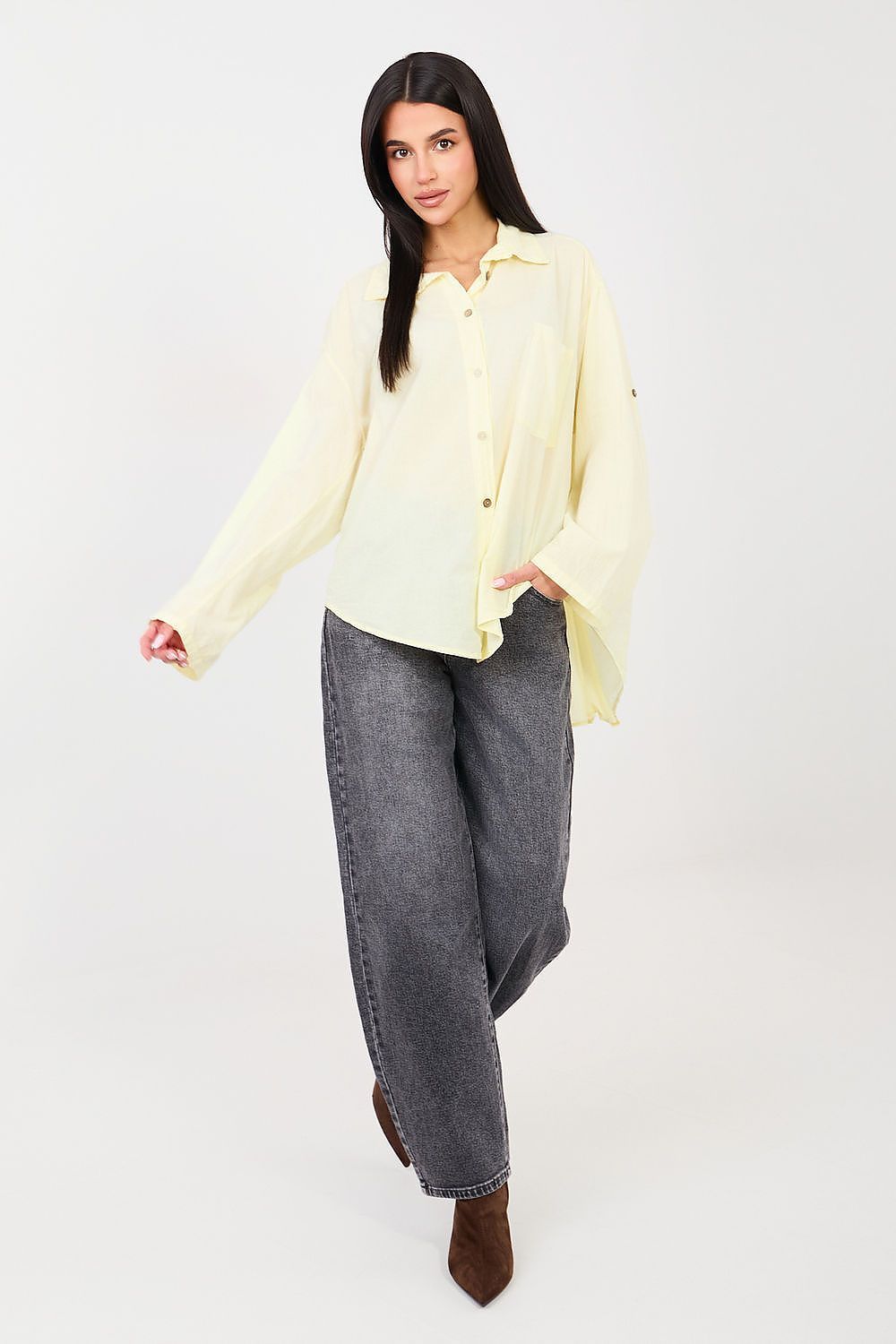 Chemise manche longue model 223316 Factory Price - Nainette.fr