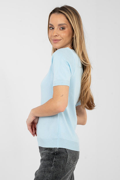  Pull à manches courtes model 223990 Factory Price 