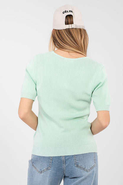  Pull à manches courtes model 223997 Factory Price 