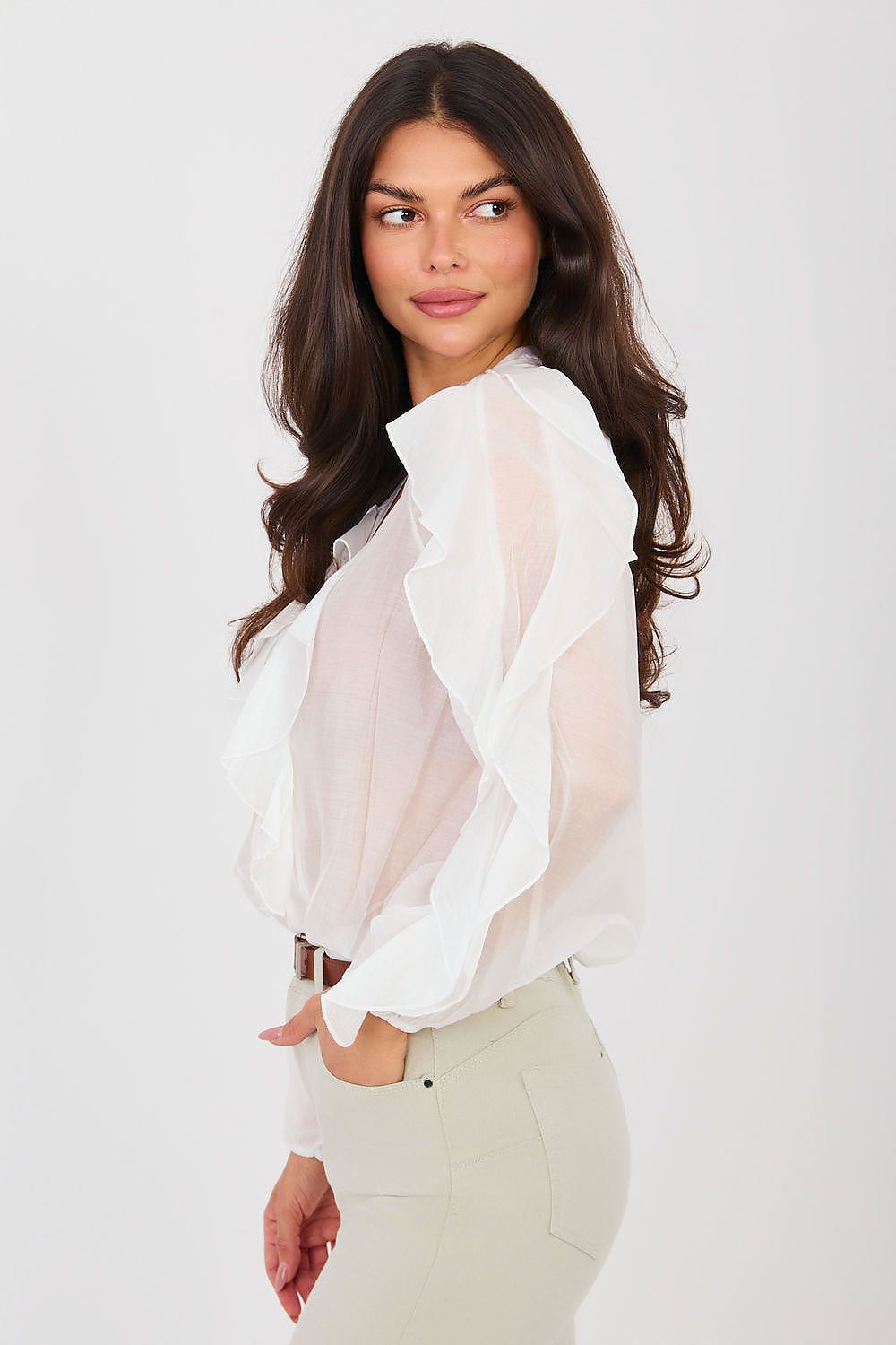  Chemise manche longue model 224144 Factory Price 